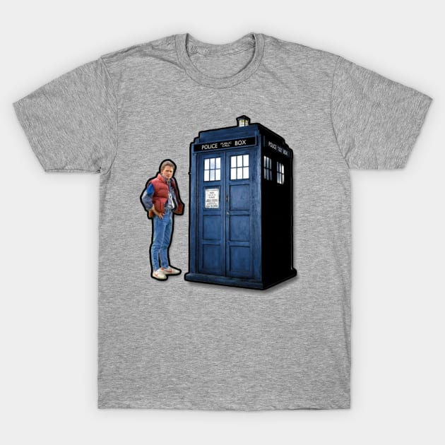 Back to the Tardis T-Shirt by redsox0229